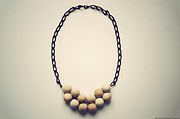 DIY Statement Kette aus Holz