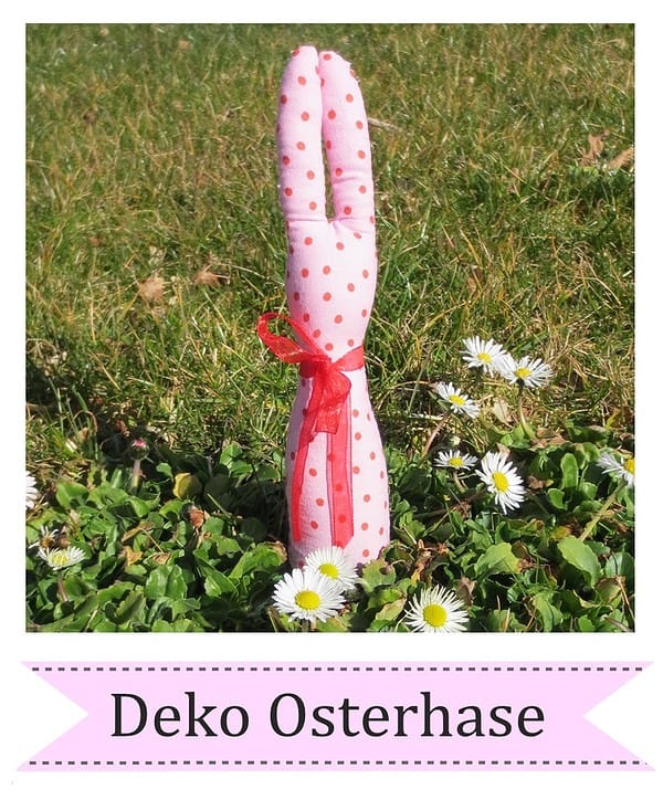 Deko Osterhase aus Stoff