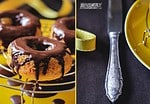 Yellow Curvy Donuts