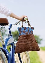 Häkeltasche mit Noppenmuster