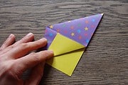 Kleine Nachmittagsfalterei oder wie man an trüben Tagen ein Origami Fangspiel faltet