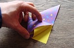Kleine Nachmittagsfalterei oder wie man an trüben Tagen ein Origami Fangspiel faltet