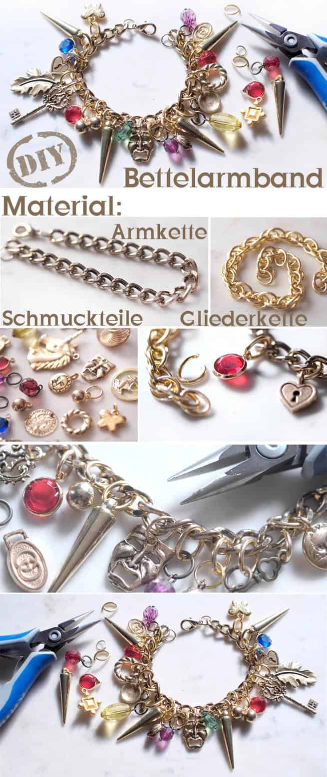 [diy] Bettelarmband aus altem Modeschmuck