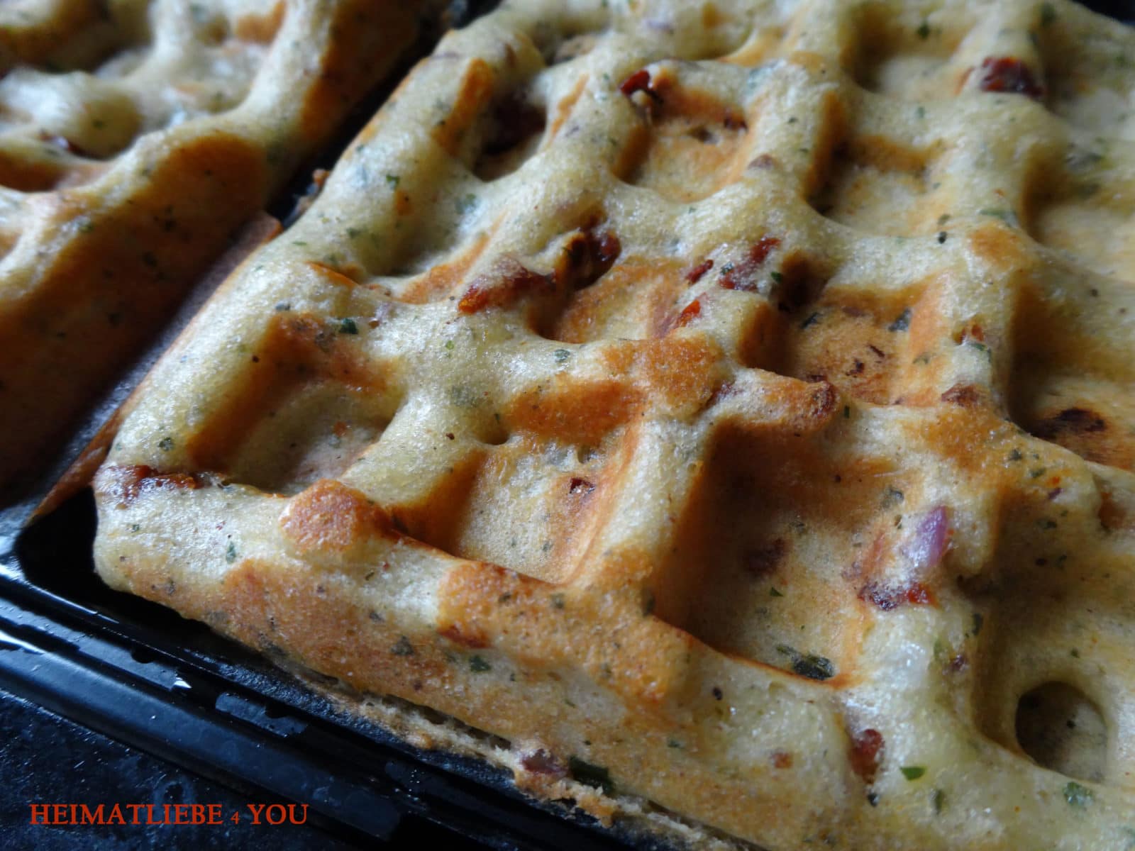 Tomaten-Käse-Kuchen aus dem heißen Eisen
