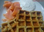 Tomaten-Käse-Kuchen aus dem heißen Eisen