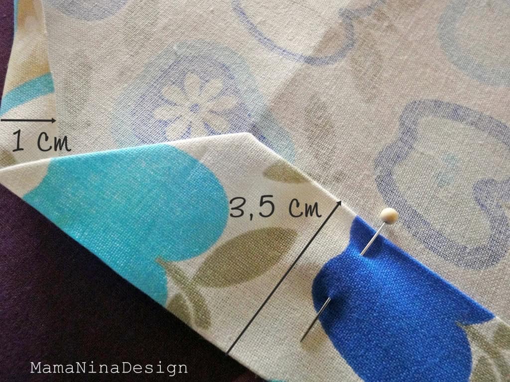 DIY - farbfrischer Bezug für einen kleinen schwedischen