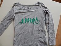 Upcycling- T-shirt bedrucken mit Freezerpapier