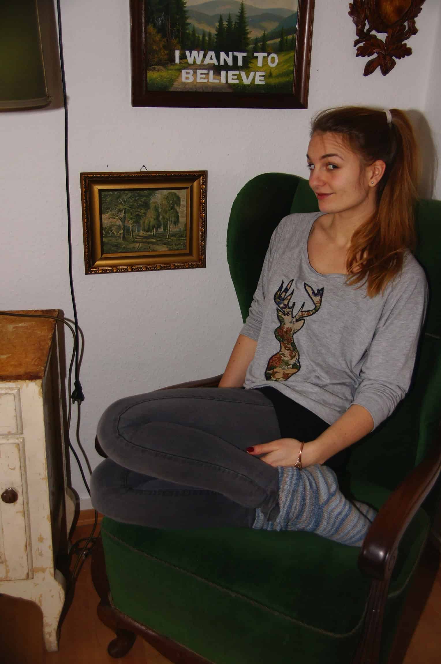 5 Minuten Hirschpullover