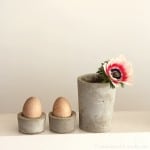 Eierbecher aus Beton ::: DIY Anleitung