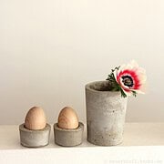 Eierbecher aus Beton ::: DIY Anleitung