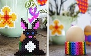 DIY Eierbecher aus Bügelperlen basteln