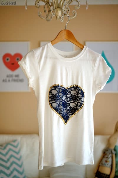 DIY Spitzenshirt