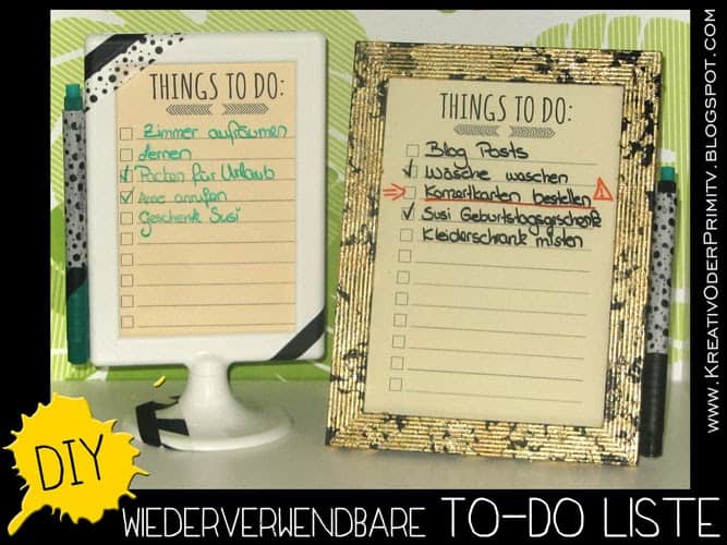 Wiederverwendbare ToDo Liste
