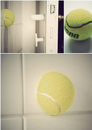 DIY Tennisball-Türstopper