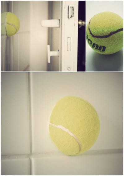 DIY Tennisball-Türstopper