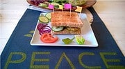Veganes Falafelsandwich