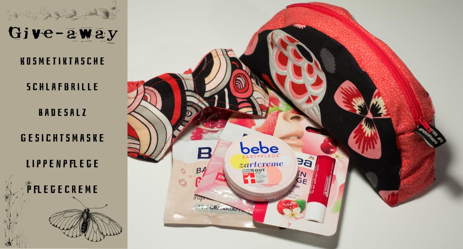 Kosmetiktasche und Give-away