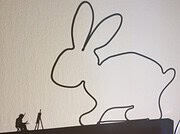 Dieser Hase ist auf Draht
