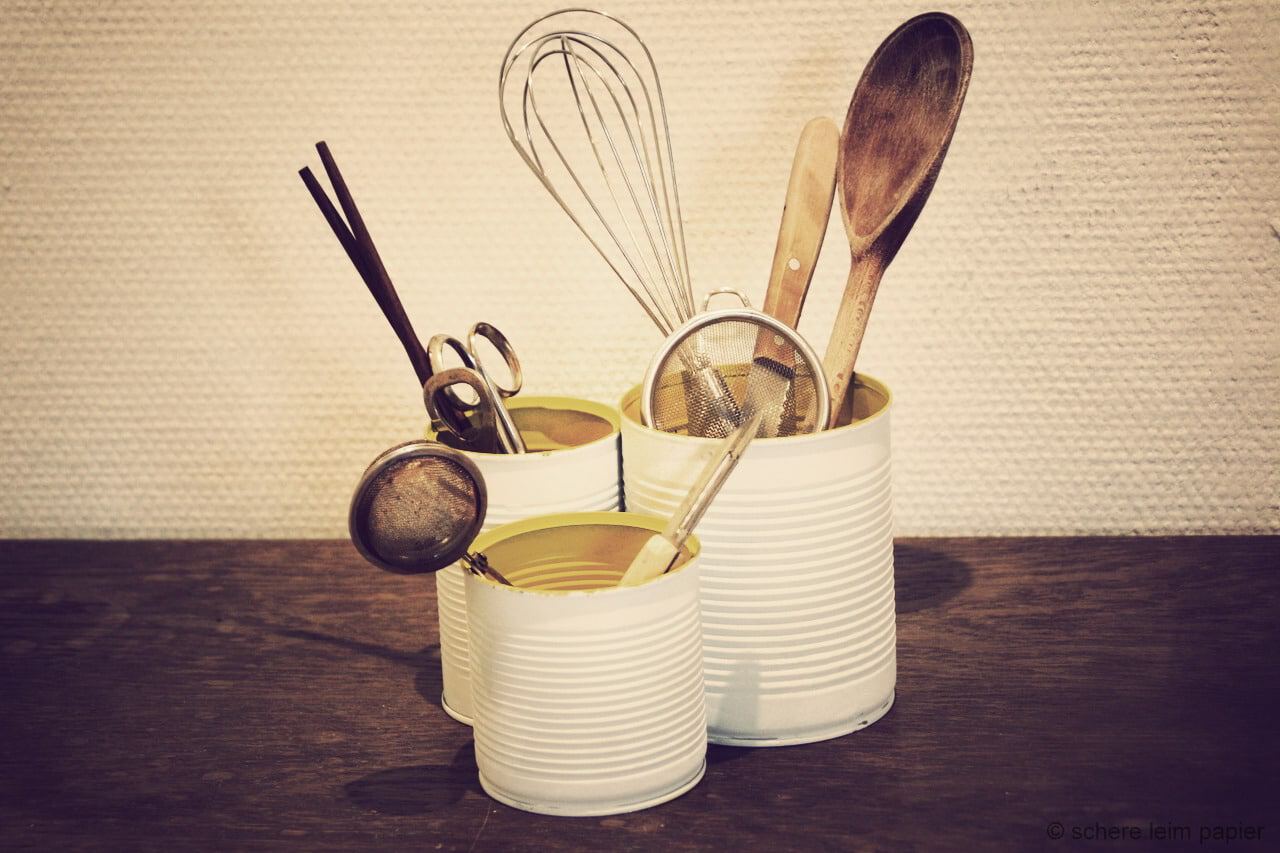 buntes Dosen-Recycling