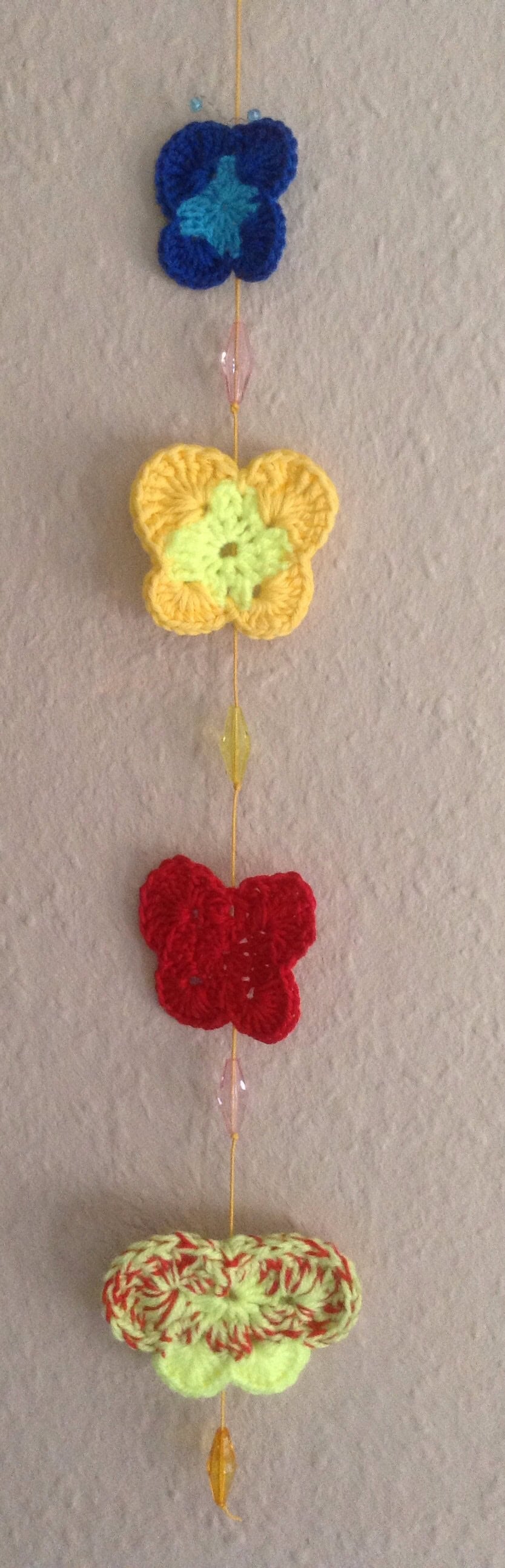 Schmetterlinge gehäkelt