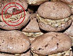 Erdnussbutter-Schokoladen Macarons