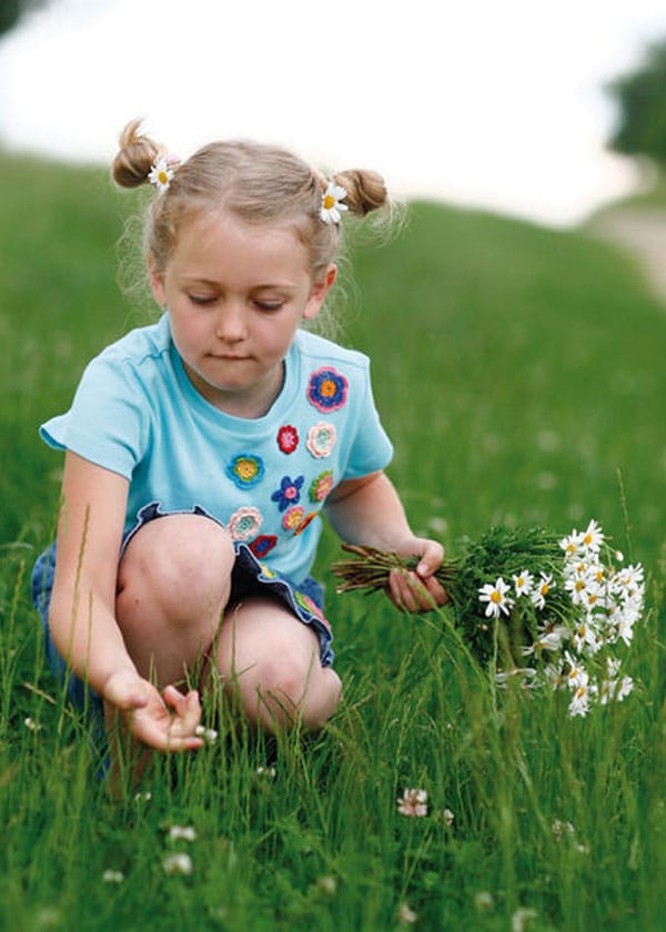 Kinder-Shirt Blumenwiese