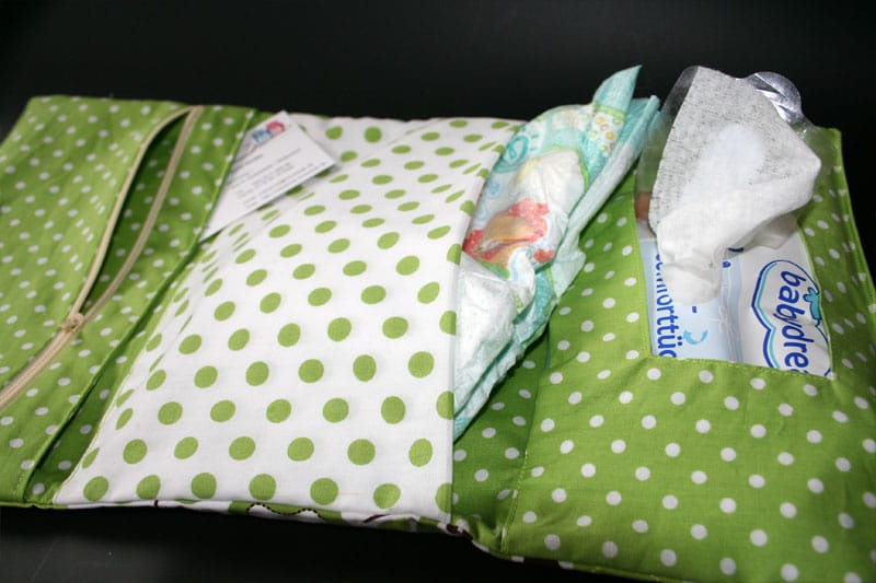 kleine Wickeltasche