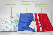 kleine Wickeltasche