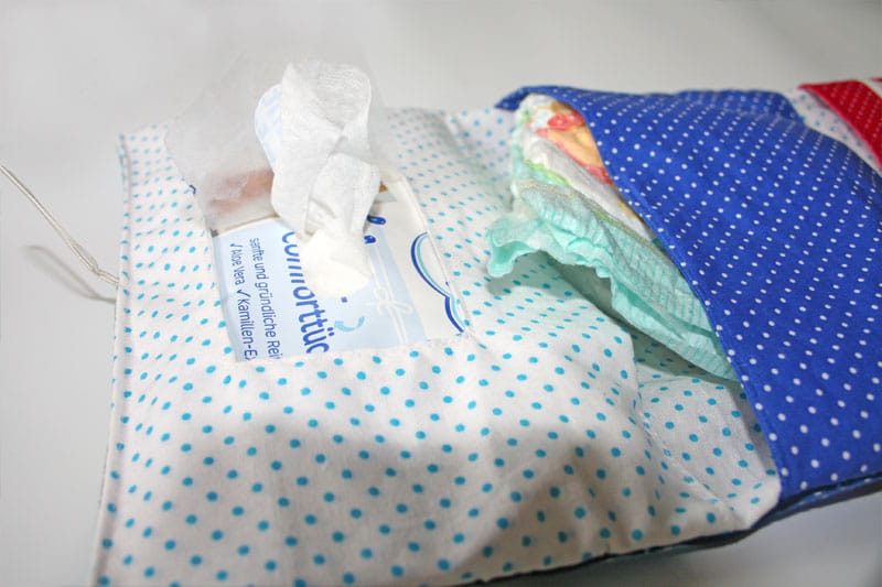 kleine Wickeltasche