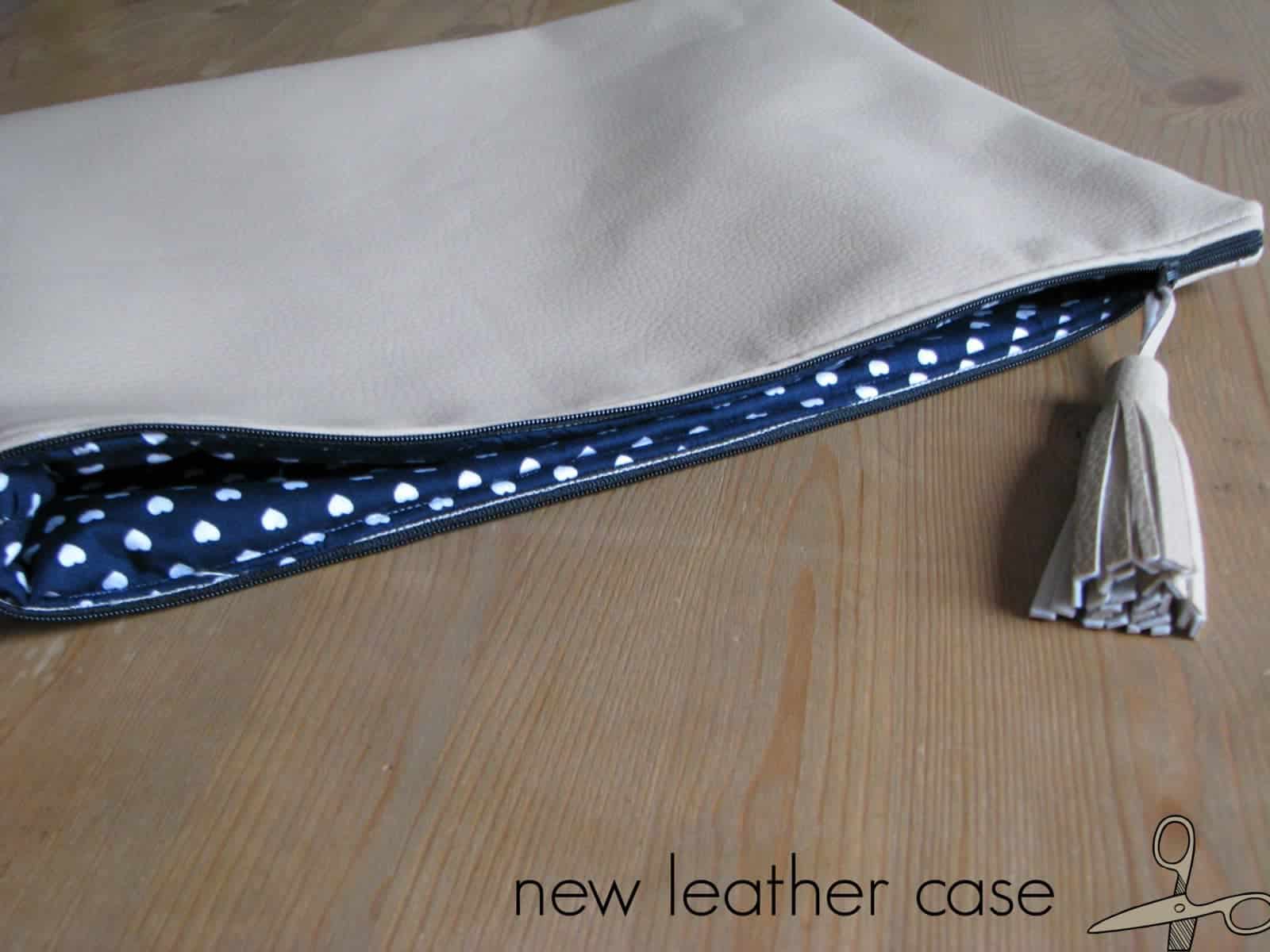Ledertasche selber nähen