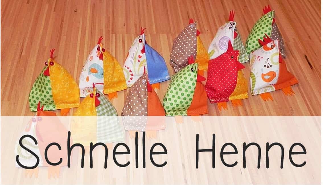 Nähanleitung „Schnelle Henne“