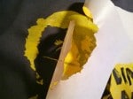 T-Shirt-Druck mit Freezer Paper