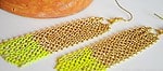 DIY Gliederketten Ohrringe mit neon