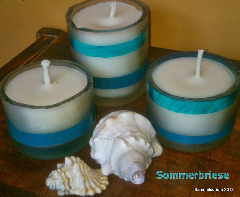 Upcycling – Duftkerze in der Flasche