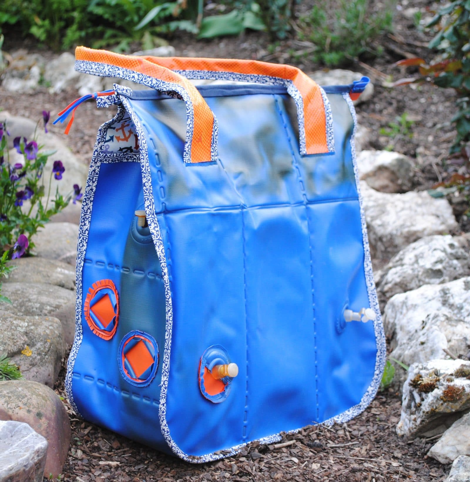 Recycling Shopper aus „alter Luftmatratze“