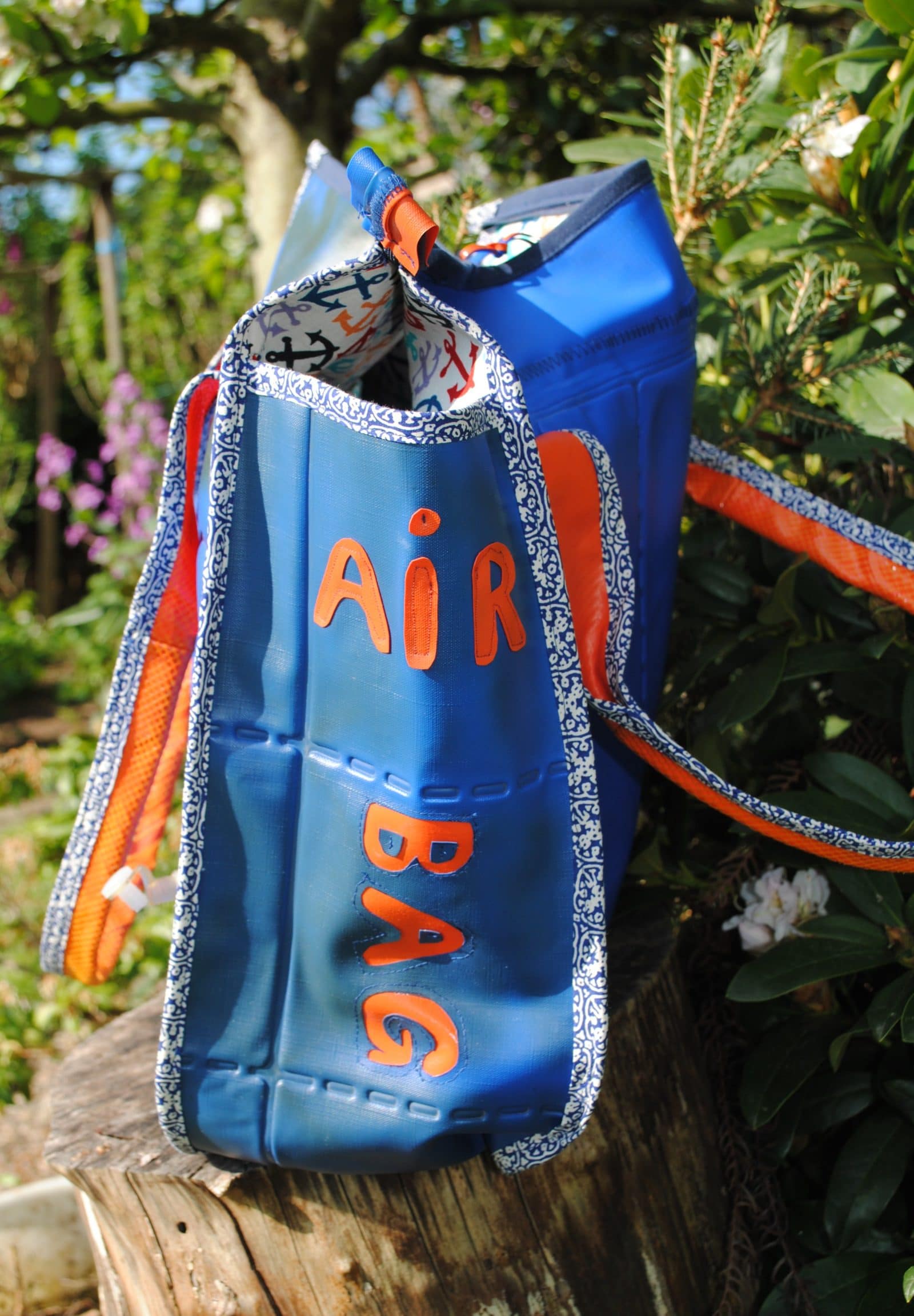 Recycling Shopper aus „alter Luftmatratze“