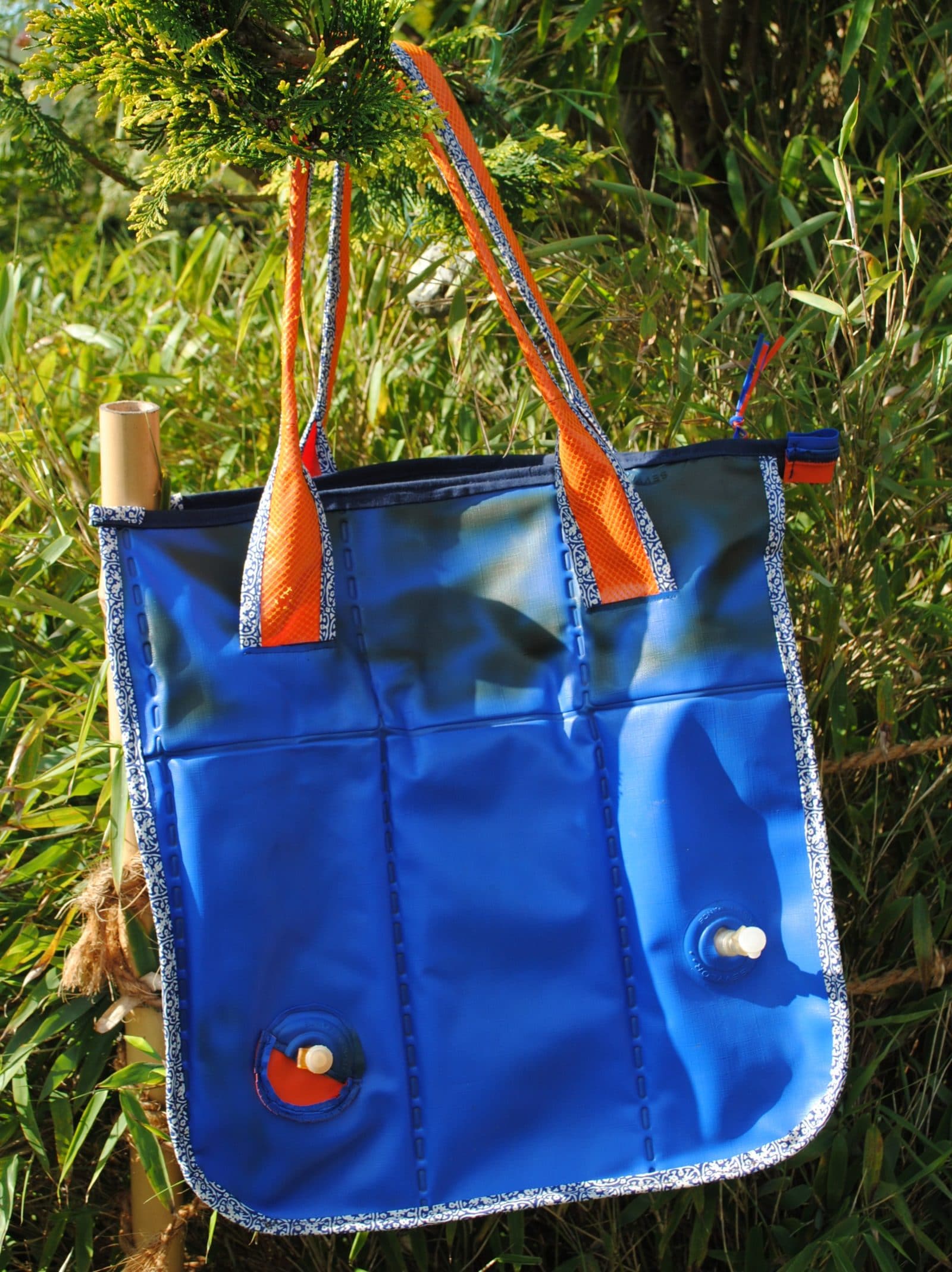 Recycling Shopper aus „alter Luftmatratze“