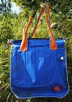 Recycling Shopper aus „alter Luftmatratze“