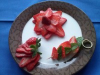 Die ersten Erdbeeren