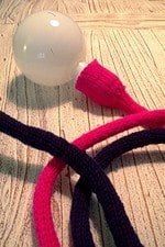 DIY Strick-Lampe (kostenlose Anleitung)