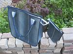 Tote bag aus Kinderjeans und Bettbezug