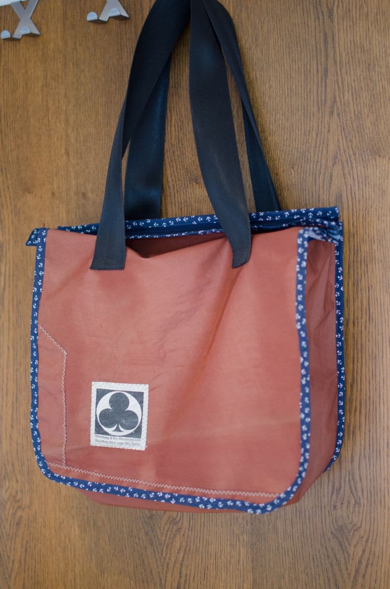 Recycling Shopper aus ausgedientem Segel