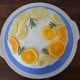 Lemon Curd-Kuchen im Zitrusfruchtkleid