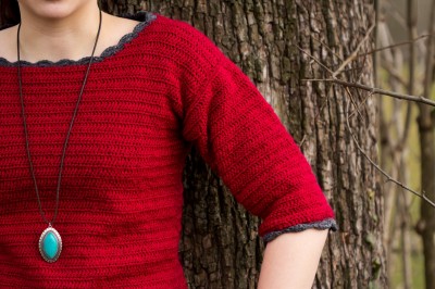 Gehäkelter Pullover
