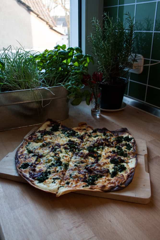 Veggi-Flammkuchen
