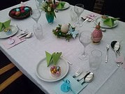 Rund um den Ostertisch