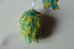 Osterdeko auf die Schnelle: Pinata-Ostereier für den Strauß