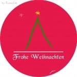Freebie Tischdeko … Weihnachtskugel … Bierdeckel für Weihnachten