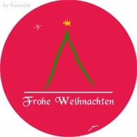 Freebie Tischdeko ... Weihnachtskugel ... Bierdeckel für Weihnachten