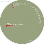 Freebie Tischdeko … Weihnachtskugel … Bierdeckel für Weihnachten